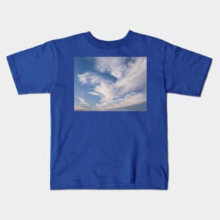 Panoramic cloudscape scene Kids T-Shirt